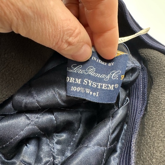 Classic Navy Blue Men's Hat by Wigens - Picture 4 of 6